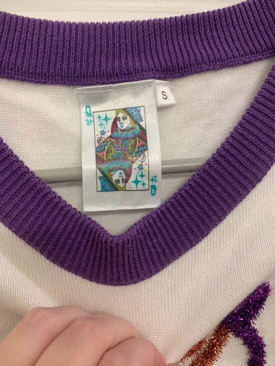 Queen Of Sparkles Tigers Sweater - Picture 5 of 5